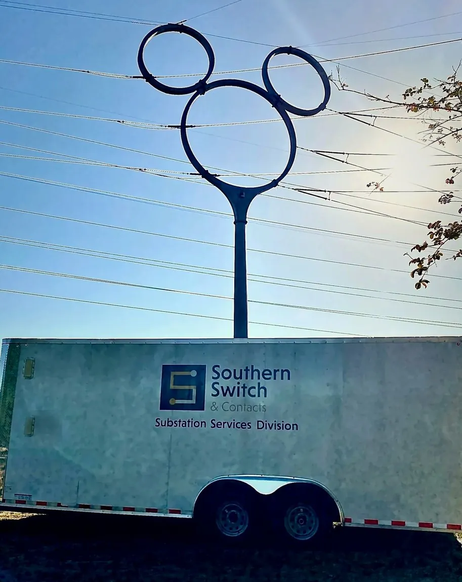 Southern Switch & Contacts tool trailer on site in Central Florida