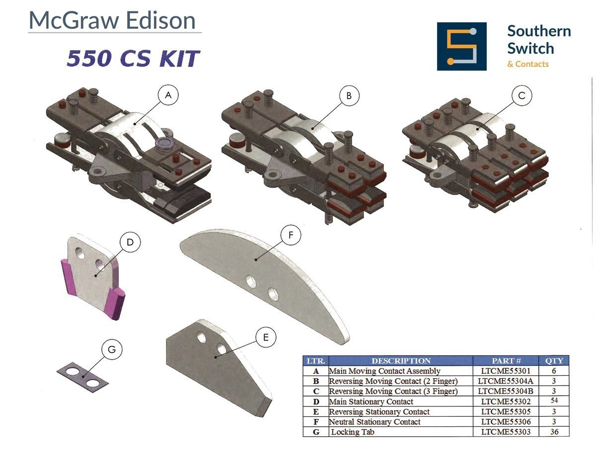McGraw-Edison 550 CS Kit | Southern Switch